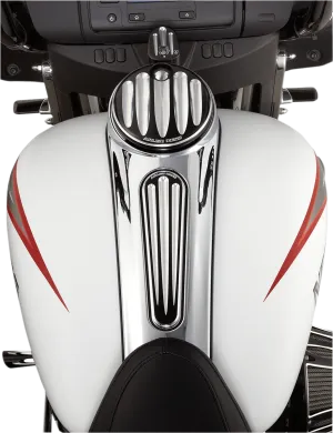 Arlen Ness 04-169 Fuel Door - Deep Cut - Black