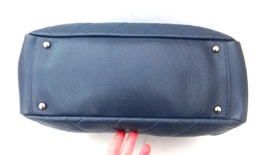 Authentic Chanel Blue Caviar Timeless Tote