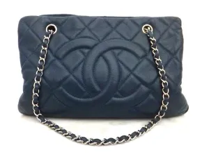 Authentic Chanel Blue Caviar Timeless Tote