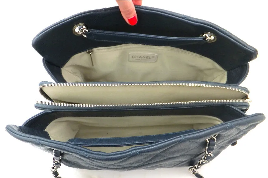 Authentic Chanel Blue Caviar Timeless Tote
