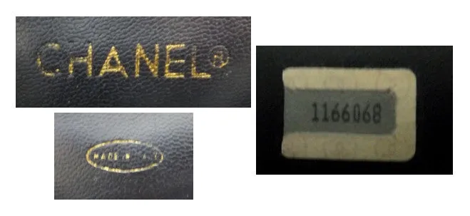 Authentic Chanel Vintage Black Jumbo Tote