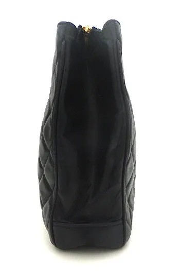 Authentic Chanel Vintage Black Quilted Tote