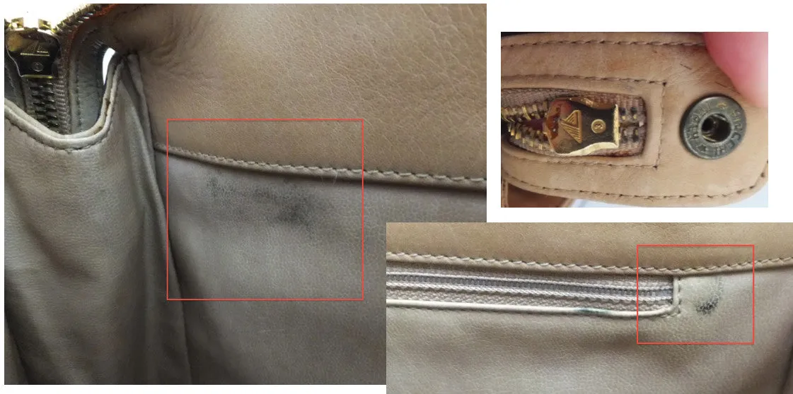 Authentic Chanel Vintage Tan & Black Jumbo Quilted Tote