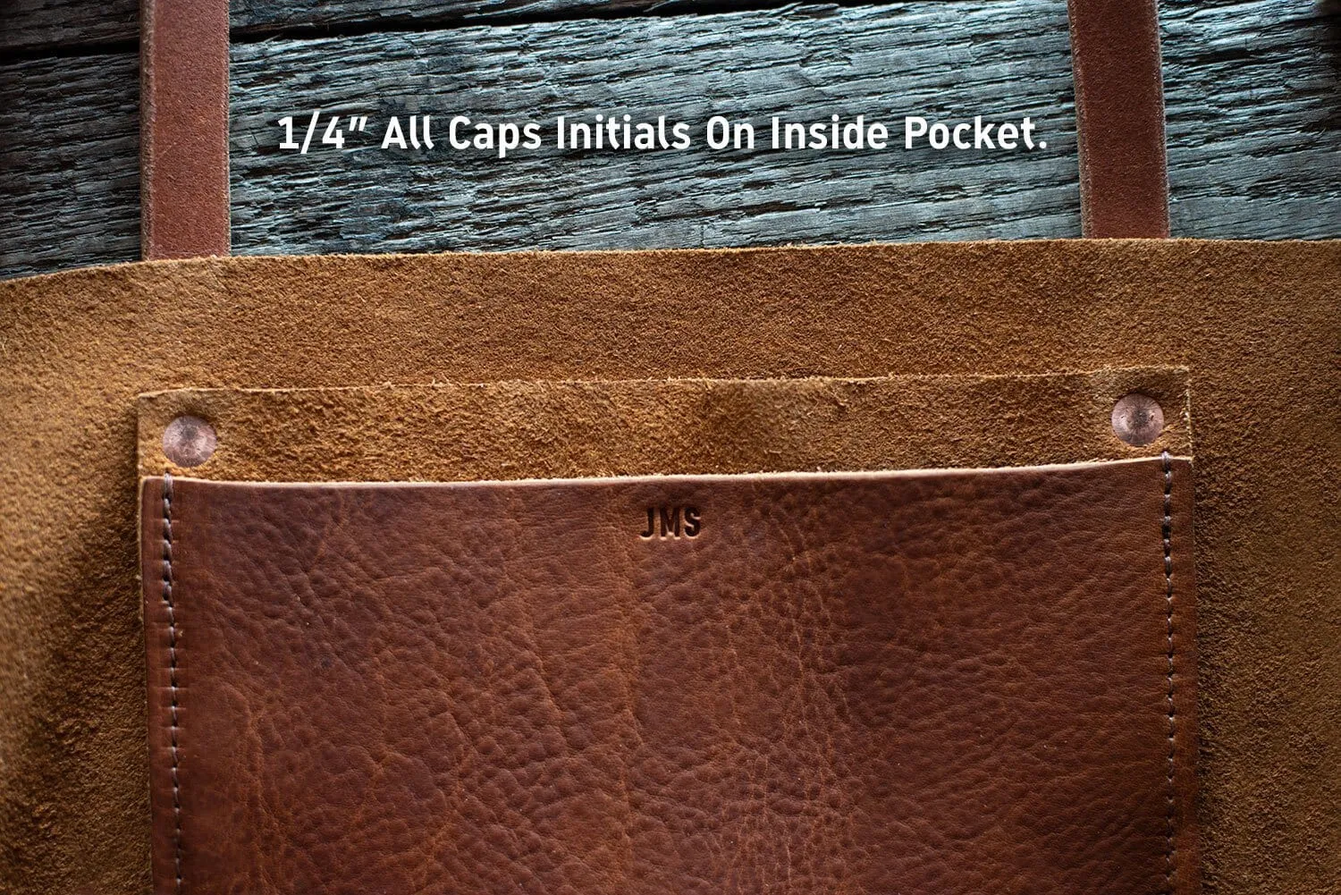 AVERY LEATHER TOTE BAG - SLIM LARGE - CARAMEL