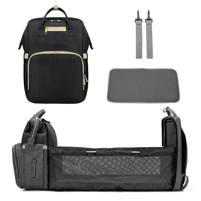 Baby Crib Backpack with Portable Charging