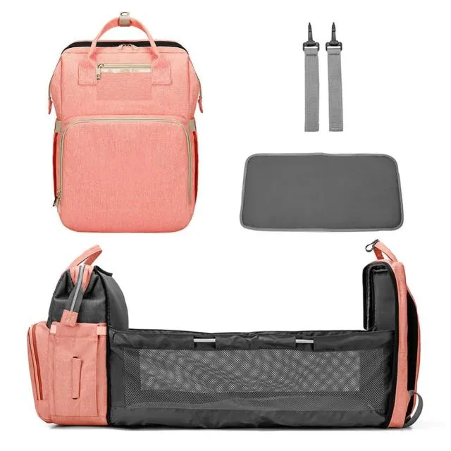 Baby Crib Backpack with Portable Charging
