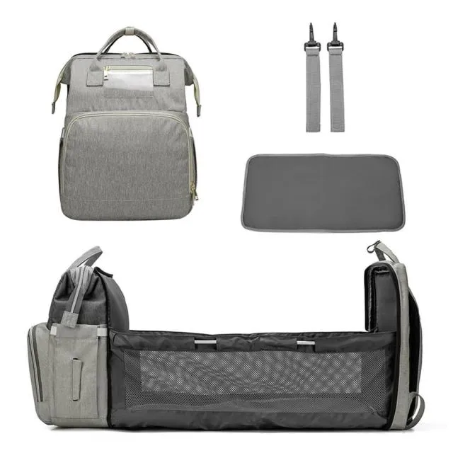 Baby Crib Backpack with Portable Charging