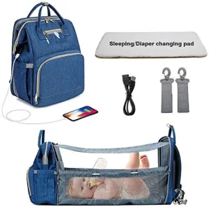 Baby Crib Backpack with Portable Charging