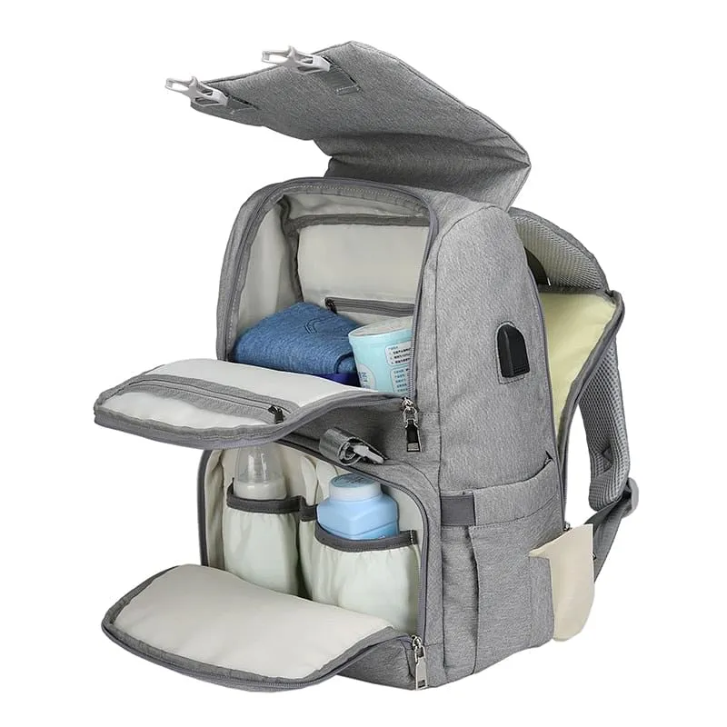 Baby Diaper Bag With USB Interface