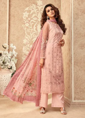 Baby Pink Pakistani Salwar Kameez Suit