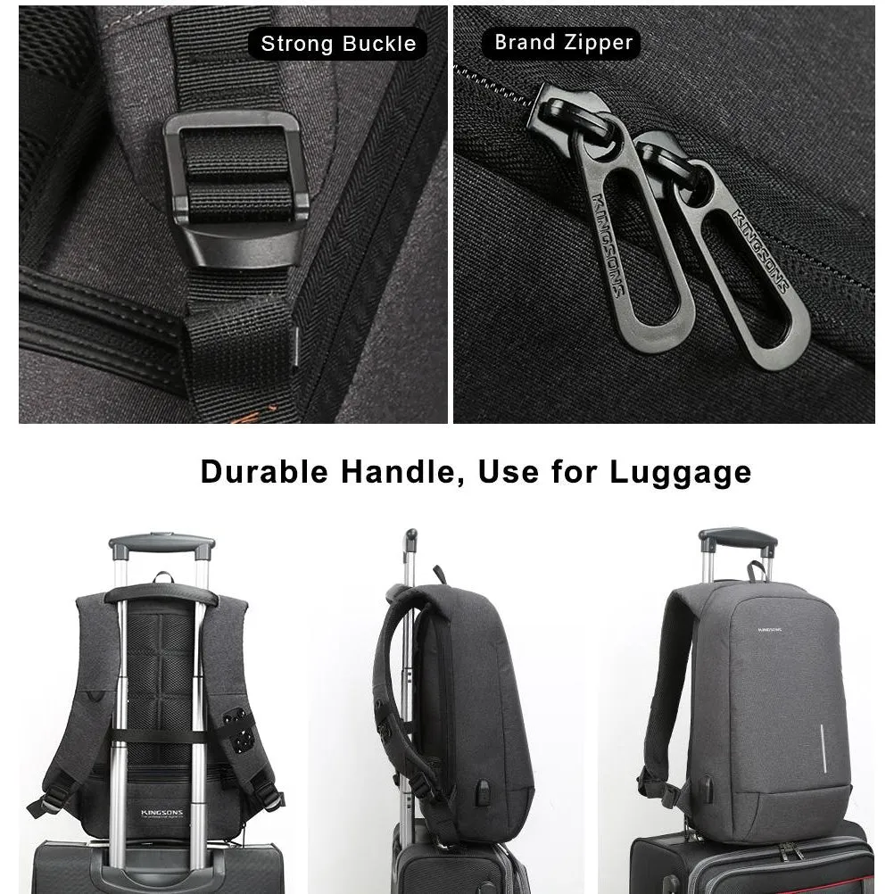 Backpack USB Charging & Anti-Theft <br> Nylon