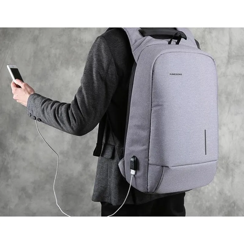 Backpack USB Charging & Anti-Theft <br> Nylon