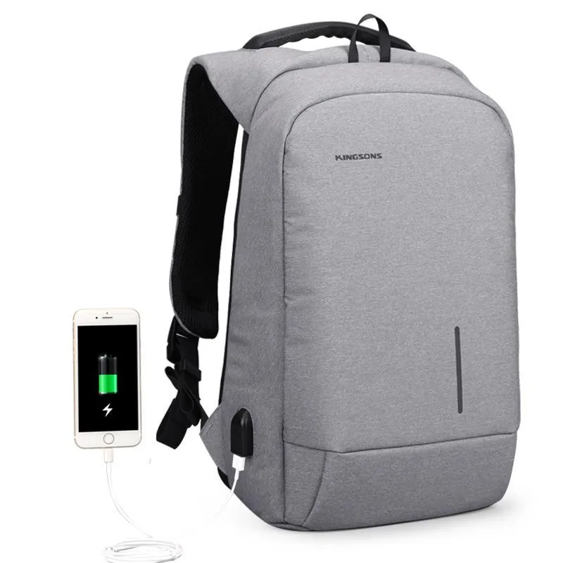 Backpack USB Charging & Anti-Theft <br> Nylon