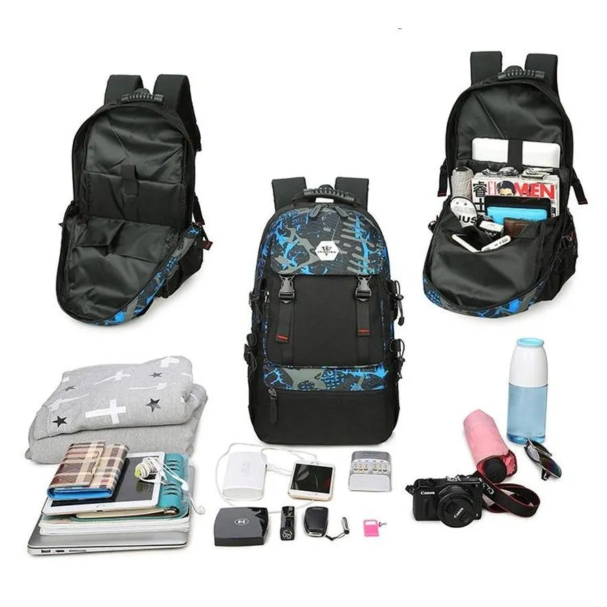 Backpack USB Charging<br> Oxford