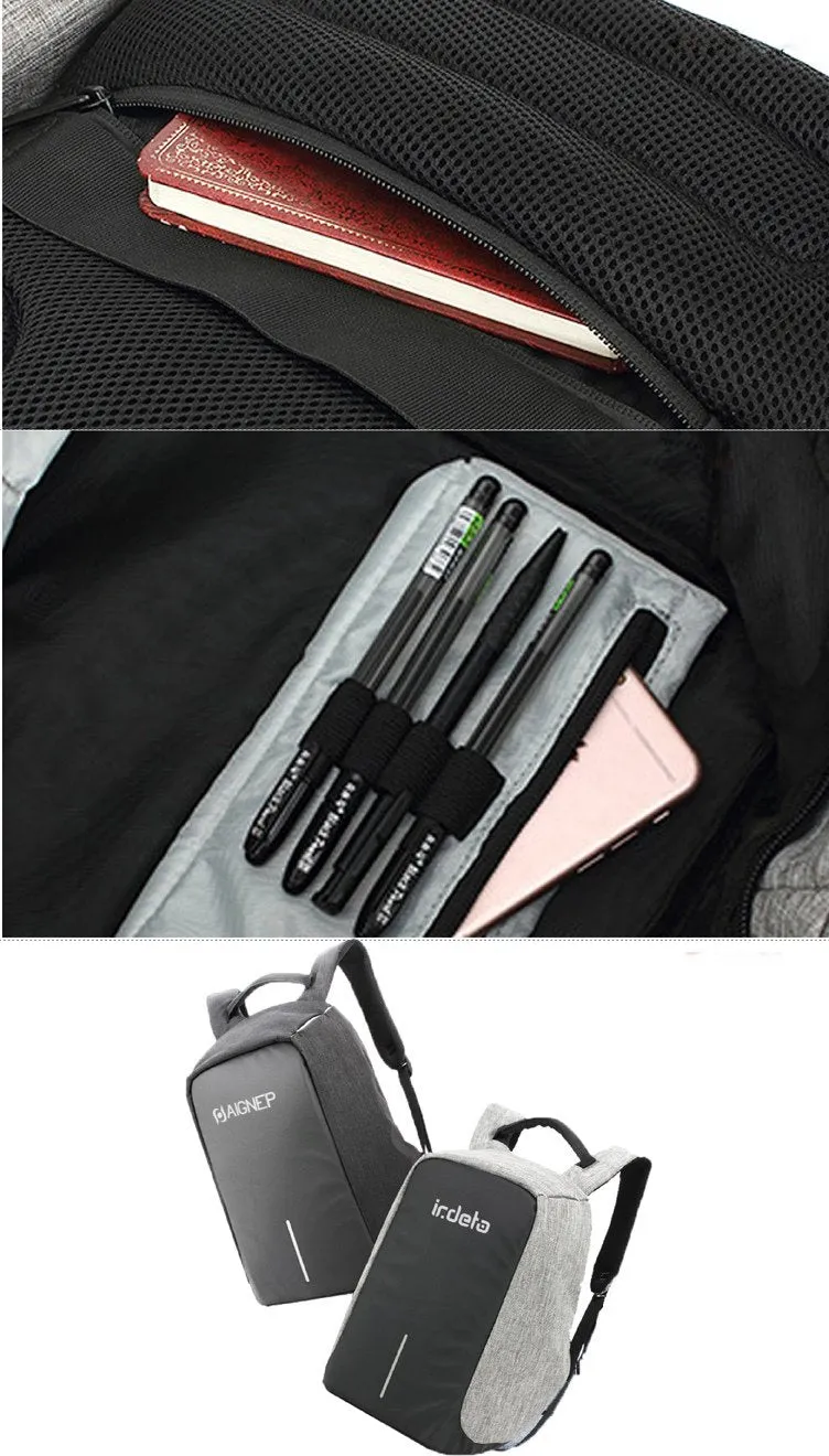 Backpack With USB Port