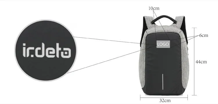 Backpack With USB Port