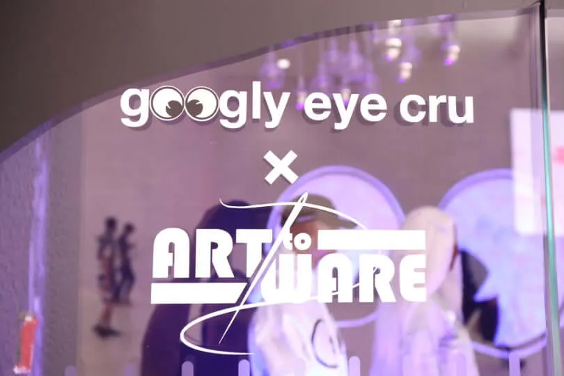 BAG:  Googly Eye Cru x Art To Ware limited edition Glow in the Dark Tote Bag