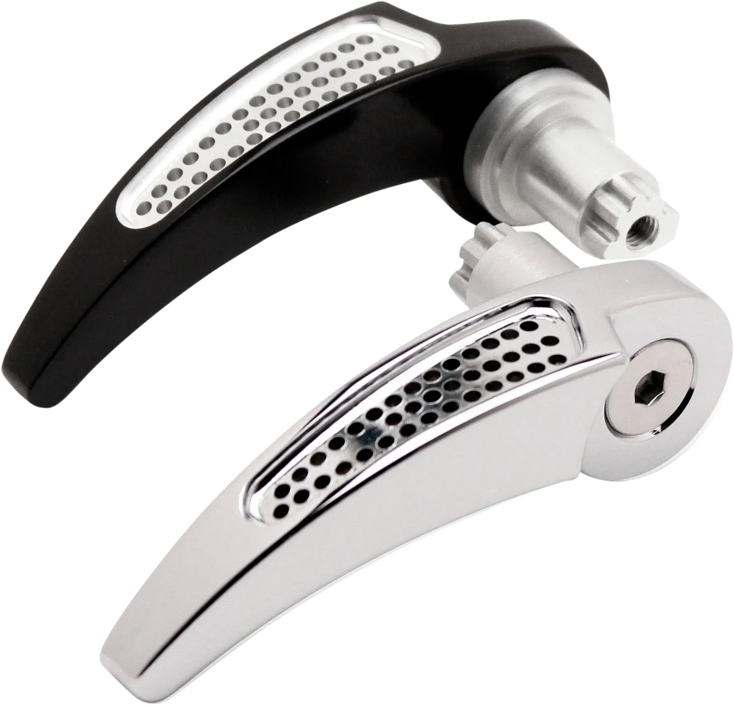Bagger Nation LLSF-14L-C Lid Lifters - Speed Freak - Chrome