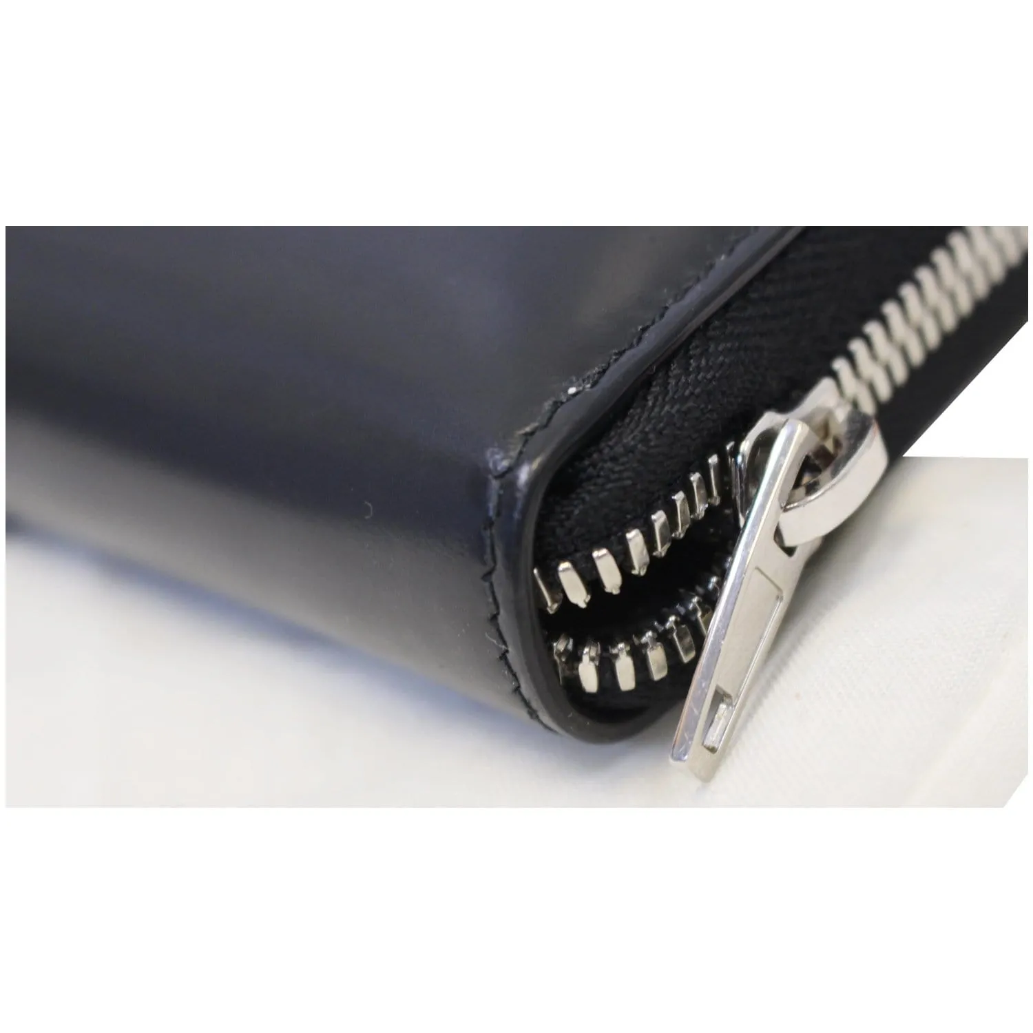 BALENCIAGA Continental Zip Around Leather Wallet Black - Last Call