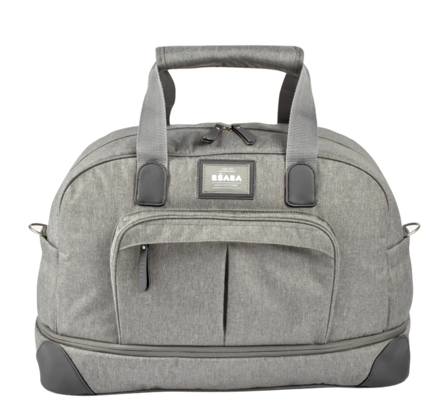 BEABA Amsterdam II Expandable Travel Changing Bag Heather Grey