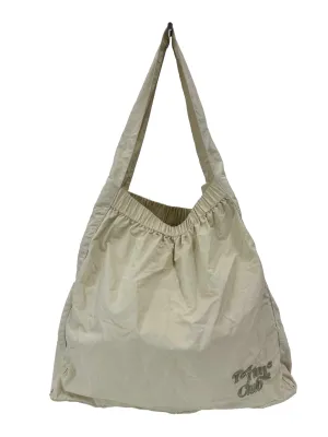 Beige Tea Time Club Tote Bag