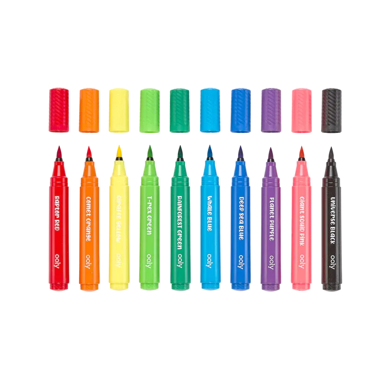 Big Bright Brush Markers
