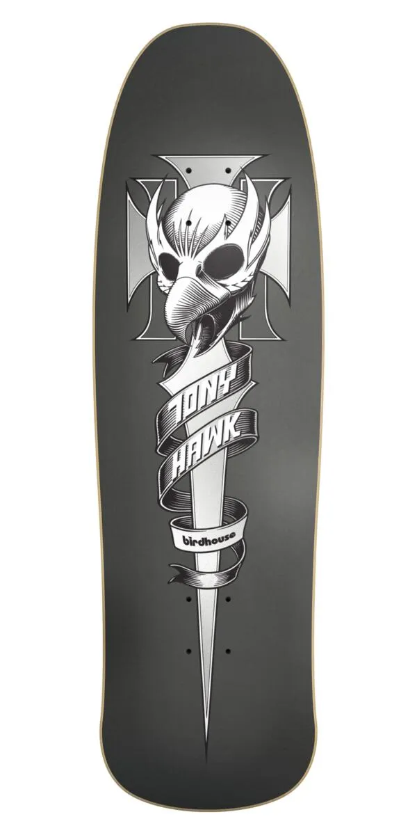 BIRDHOUSE Tony Hawk "Crest" Shaped 9.75" Skateboard Deck