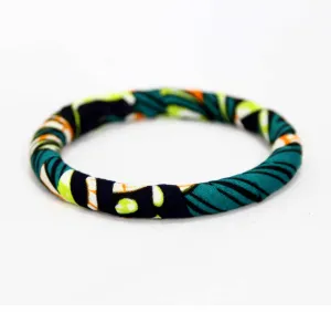 Blackstroke Slim Ankara Bangle