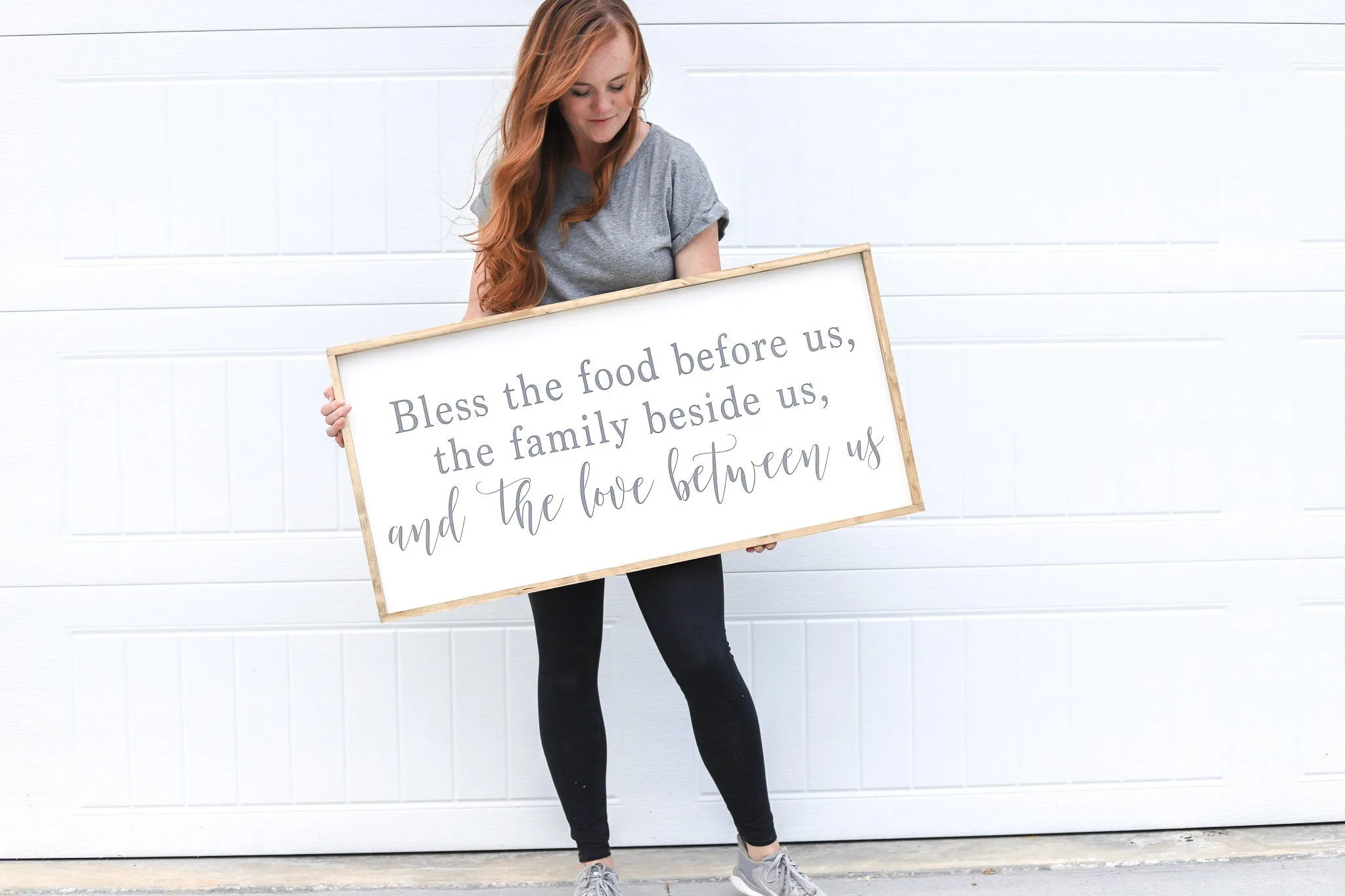 Bless the Food Before Us Sign