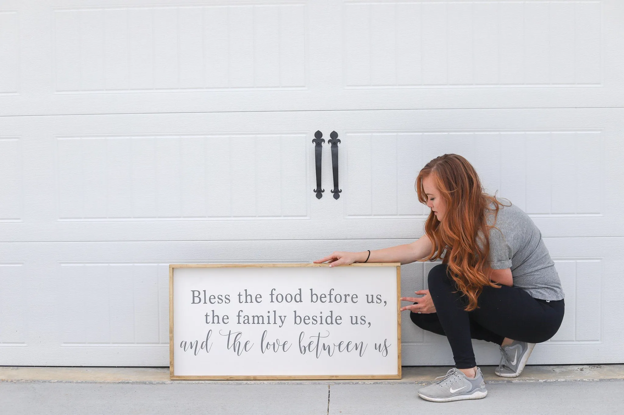Bless the Food Before Us Sign