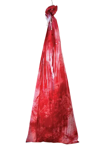 Bloody Body Bag Decoration
