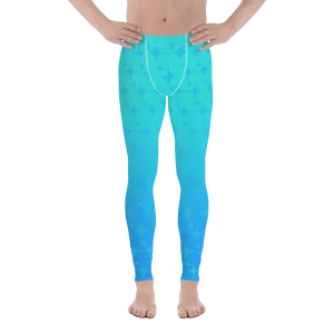 Blue Ghost Sparkle Leggings (Men's XS-3XL)