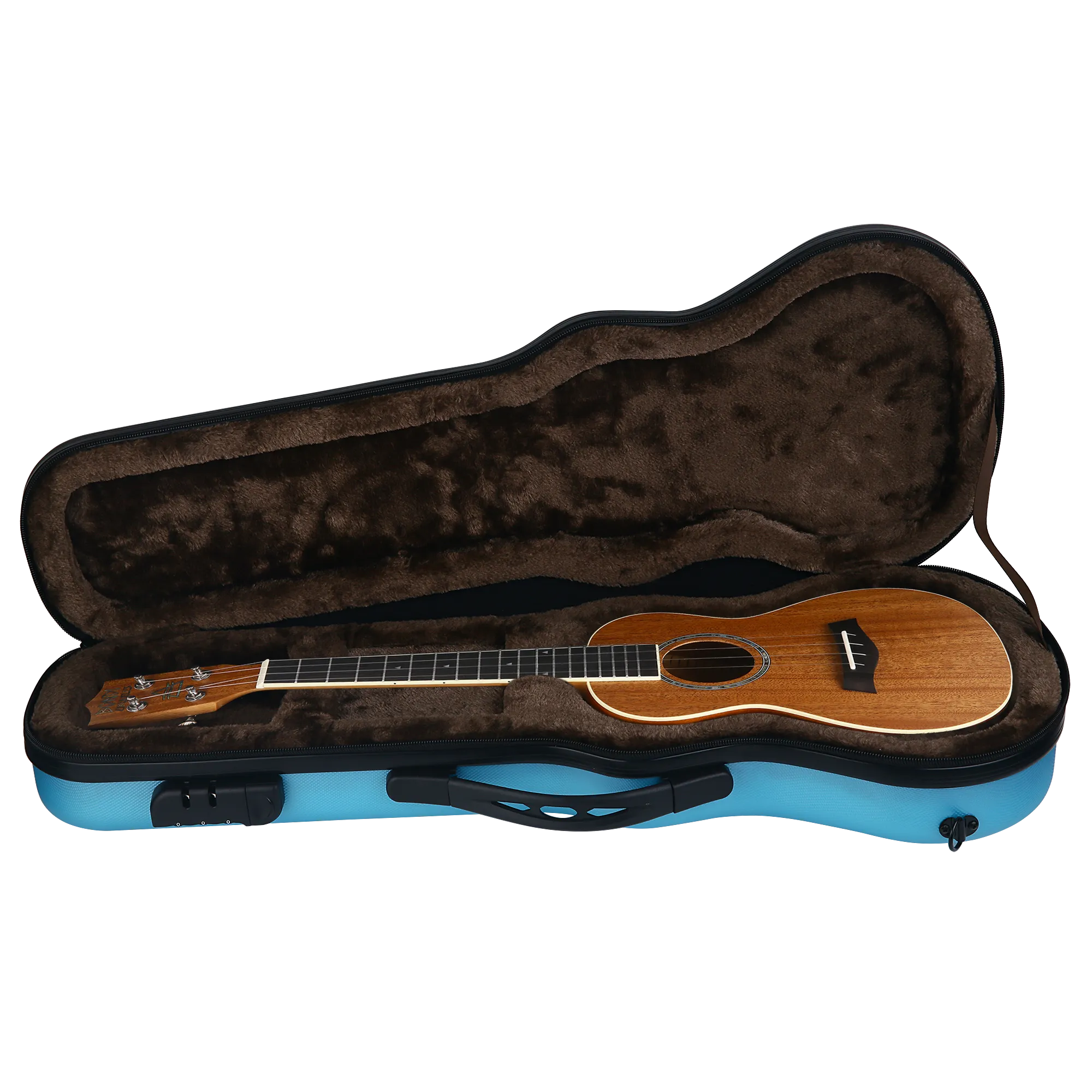 Bondi Shock-Rock Tenor Ukulele Hard Case - Blue