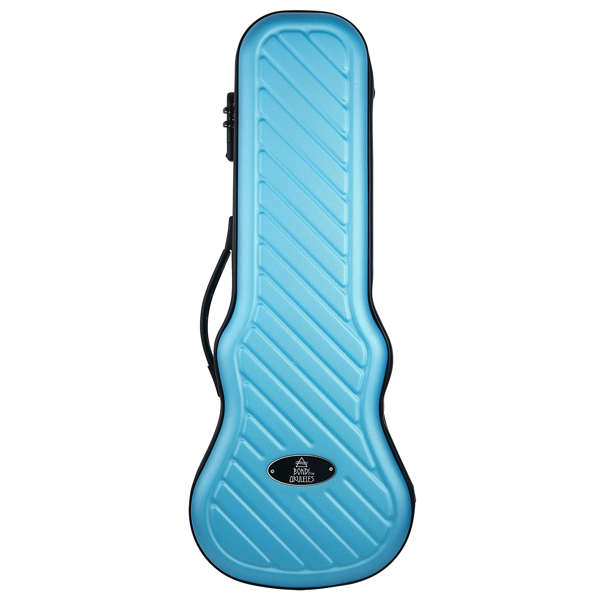 Bondi Shock-Rock Tenor Ukulele Hard Case - Blue