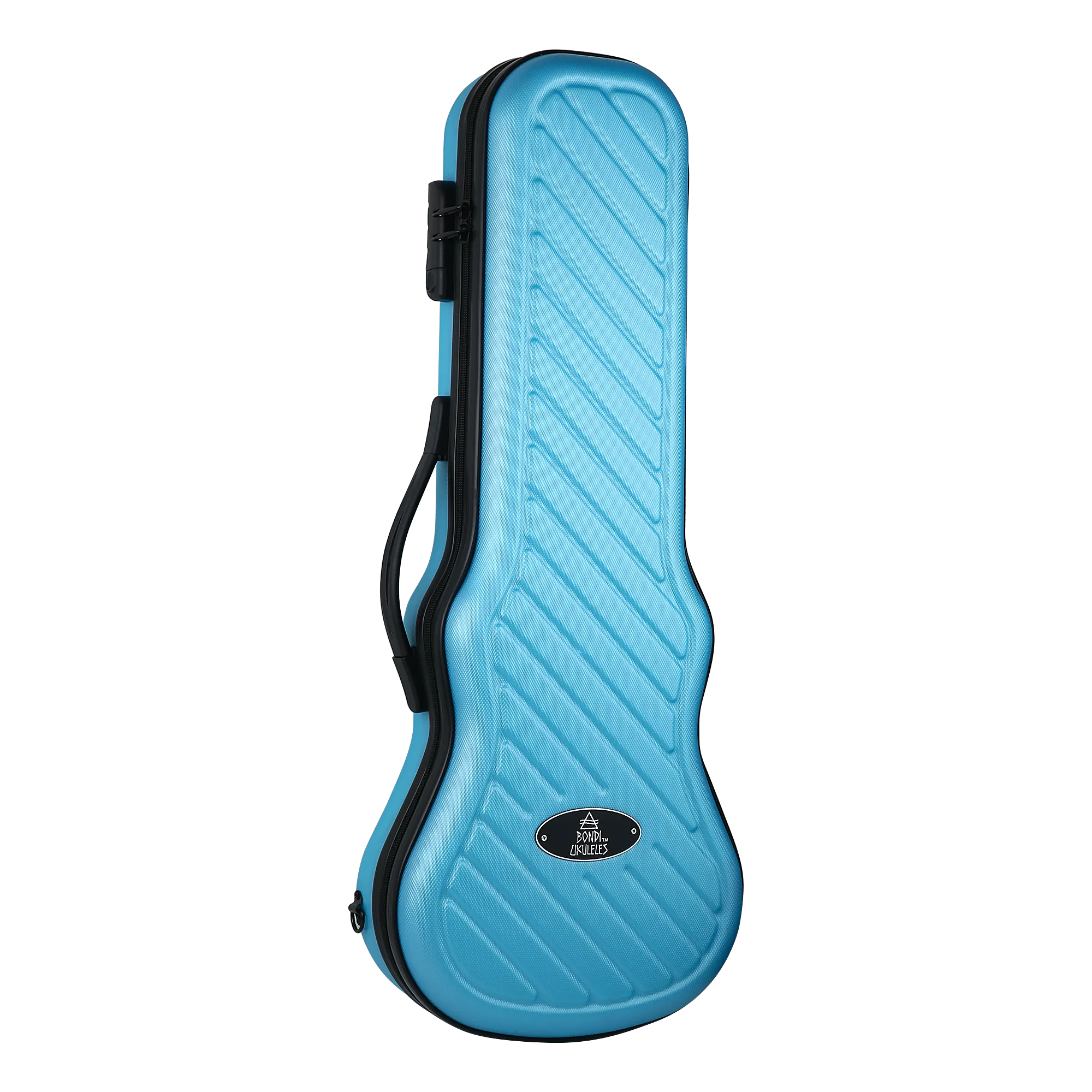 Bondi Shock-Rock Tenor Ukulele Hard Case - Blue