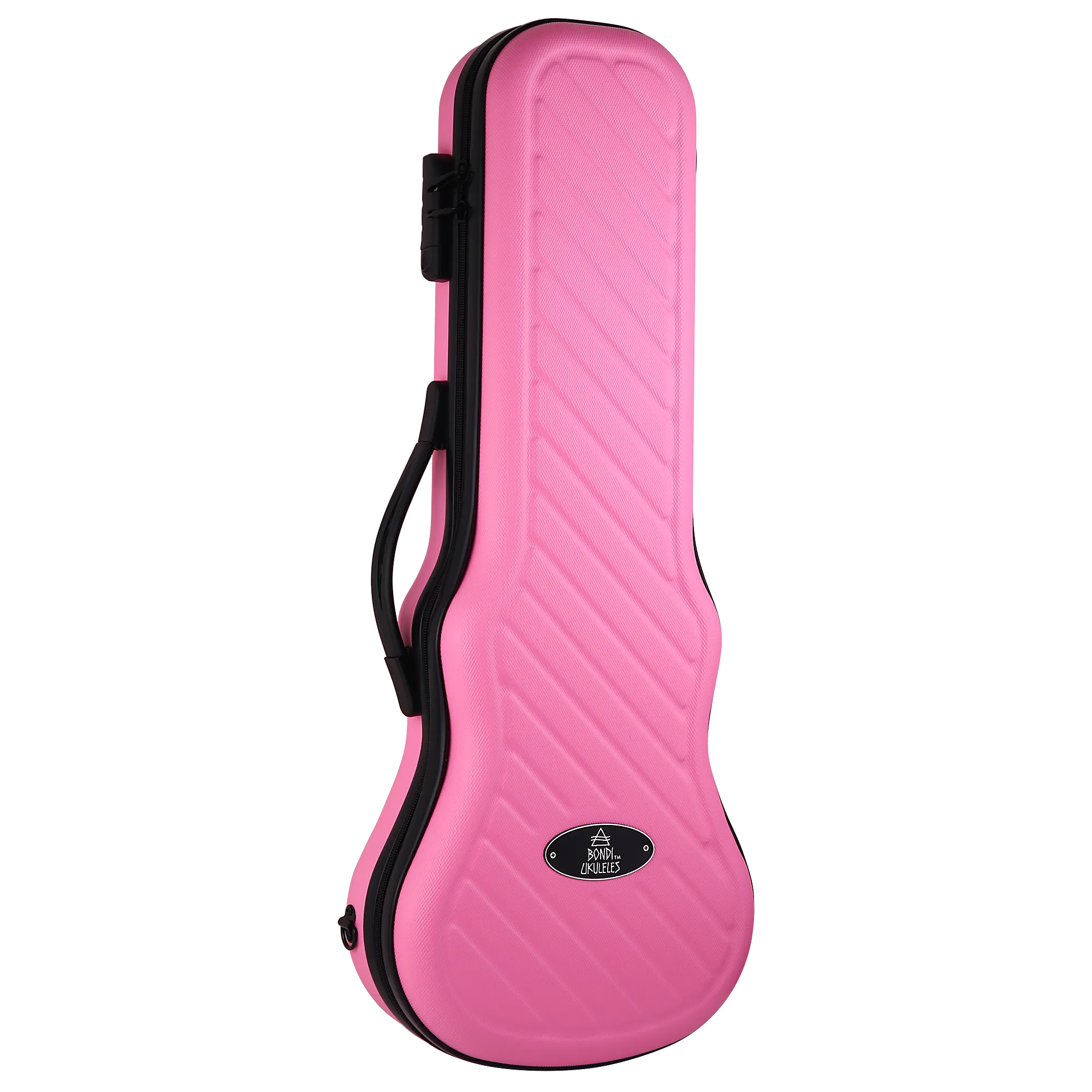 Bondi Shock-Rock Tenor Ukulele Hard Case - Pink