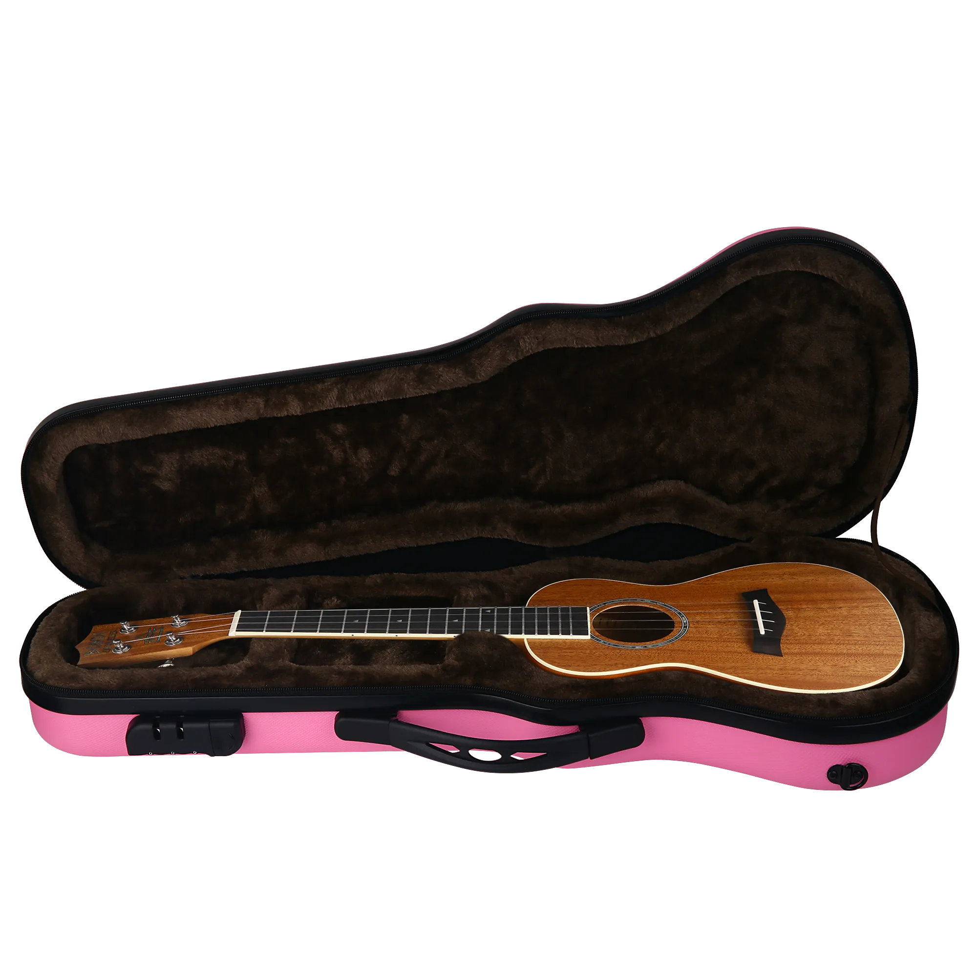 Bondi Shock-Rock Tenor Ukulele Hard Case - Pink
