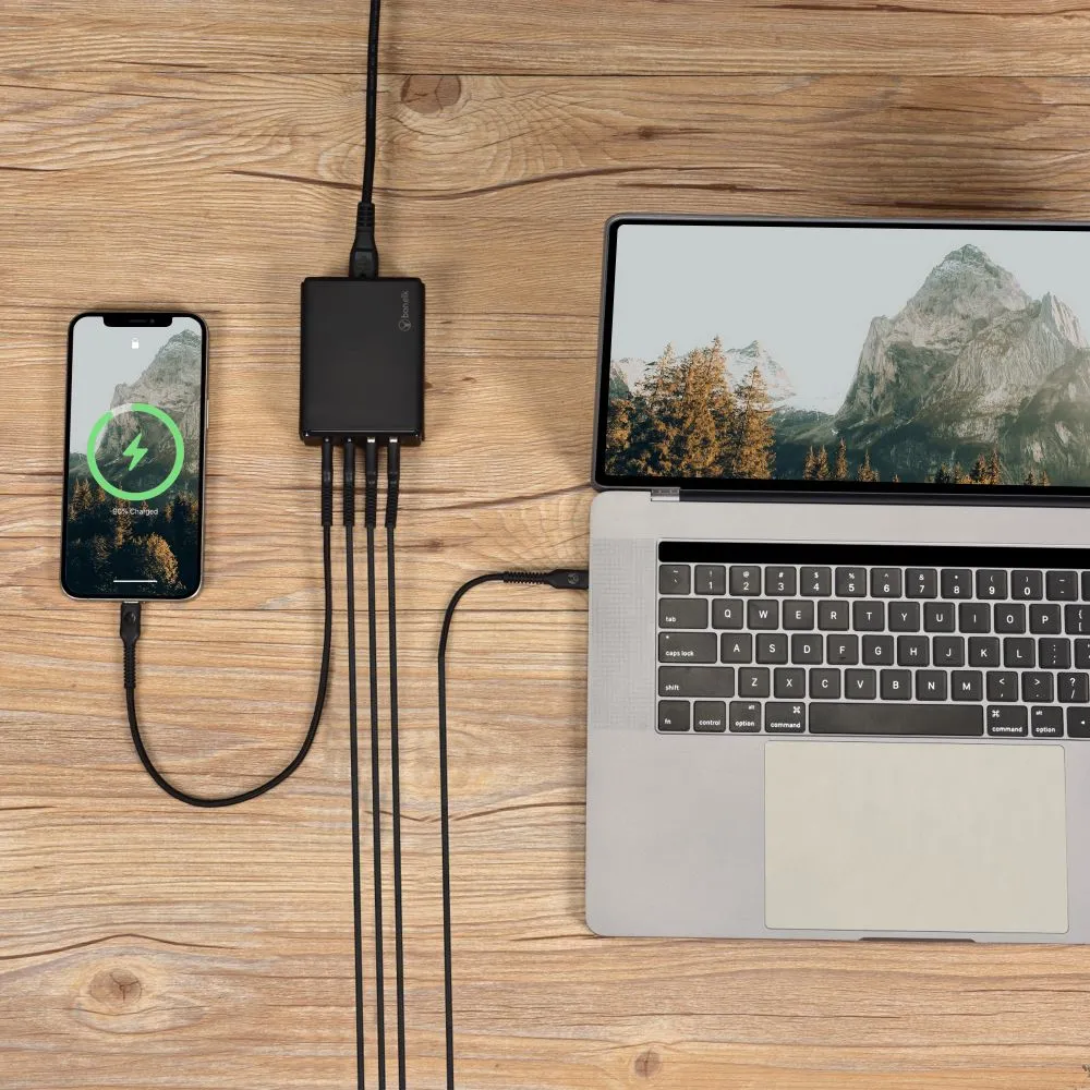 Bonelk Desktop Charger, 2 x USB-C / 2 x USB-A, 65W