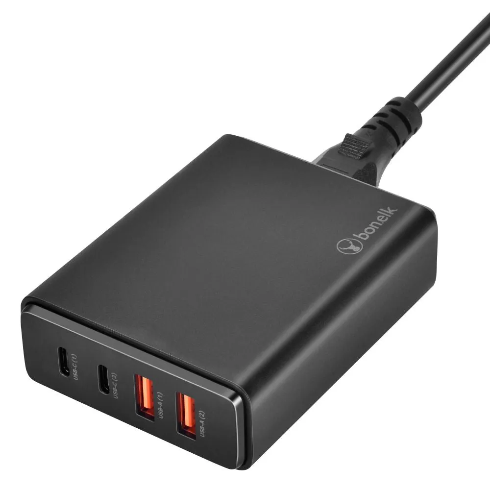 Bonelk Desktop Charger, 2 x USB-C / 2 x USB-A, 65W