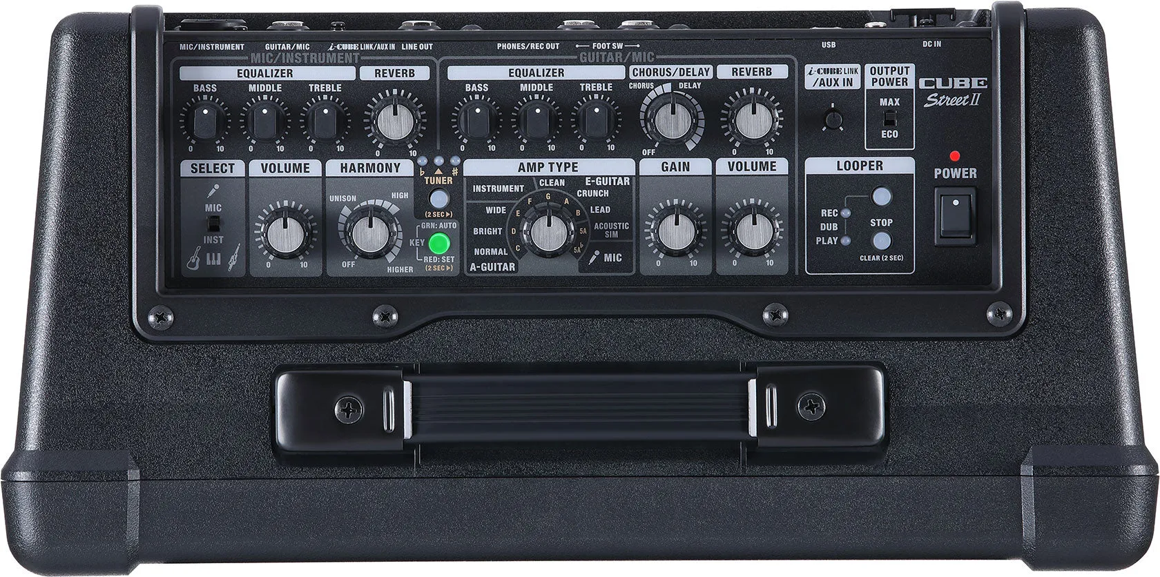 Boss CUBE Street II Battery-Powered Stereo Amplifier - Black