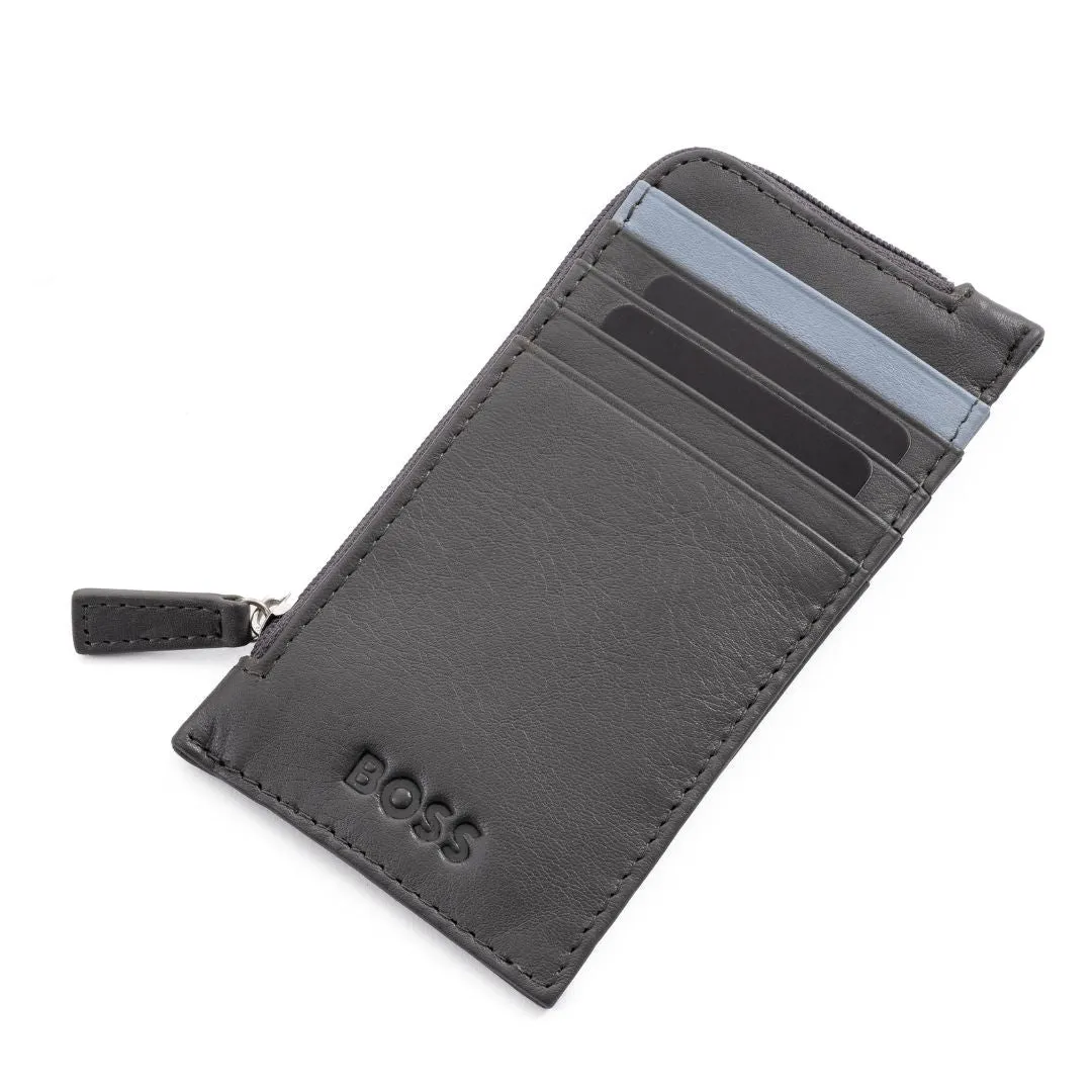 BOSS Zip It Cardholder - GRY