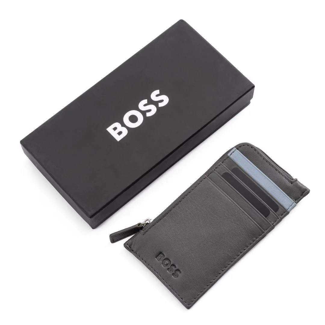 BOSS Zip It Cardholder - GRY