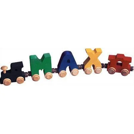 Bright Colour NameTrains - Letters