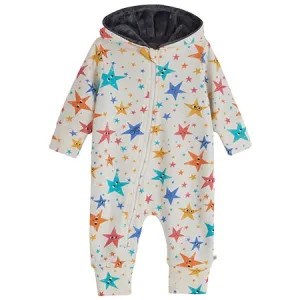 Bright Stars Fleece Lined Pramsuit