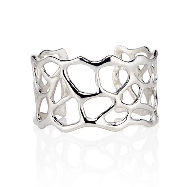 Bright White Anguilla Cuff