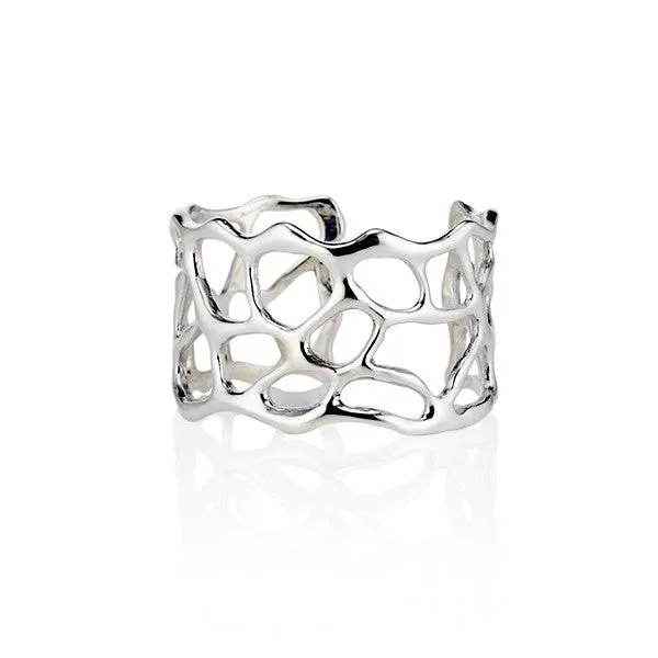 Bright White Anguilla Cuff