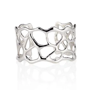 Bright White Anguilla Cuff