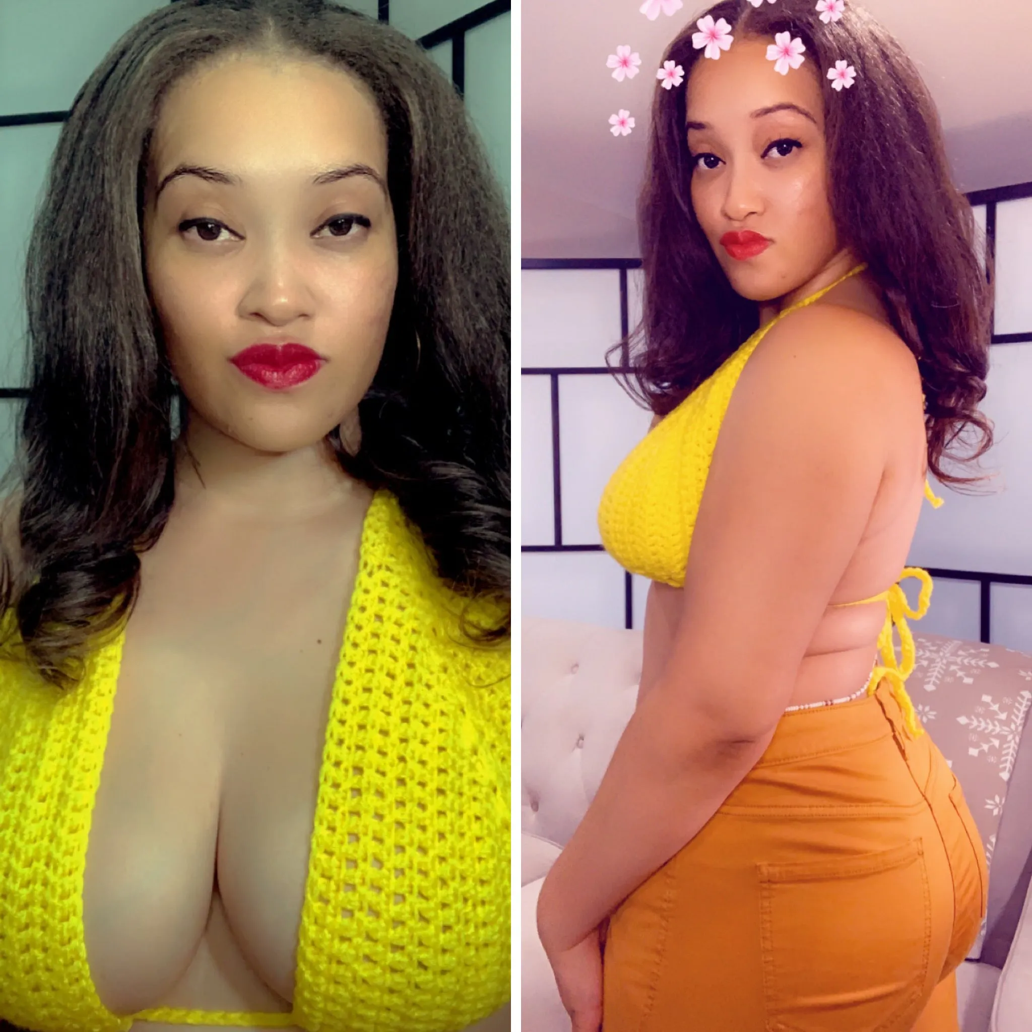 Bright Yellow Bralette (C Cup)
