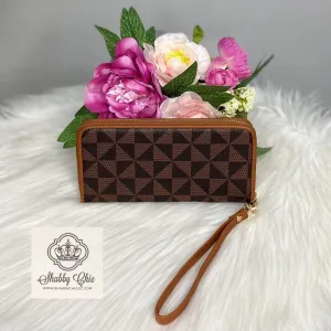 Brown Avenue Zip Wallet