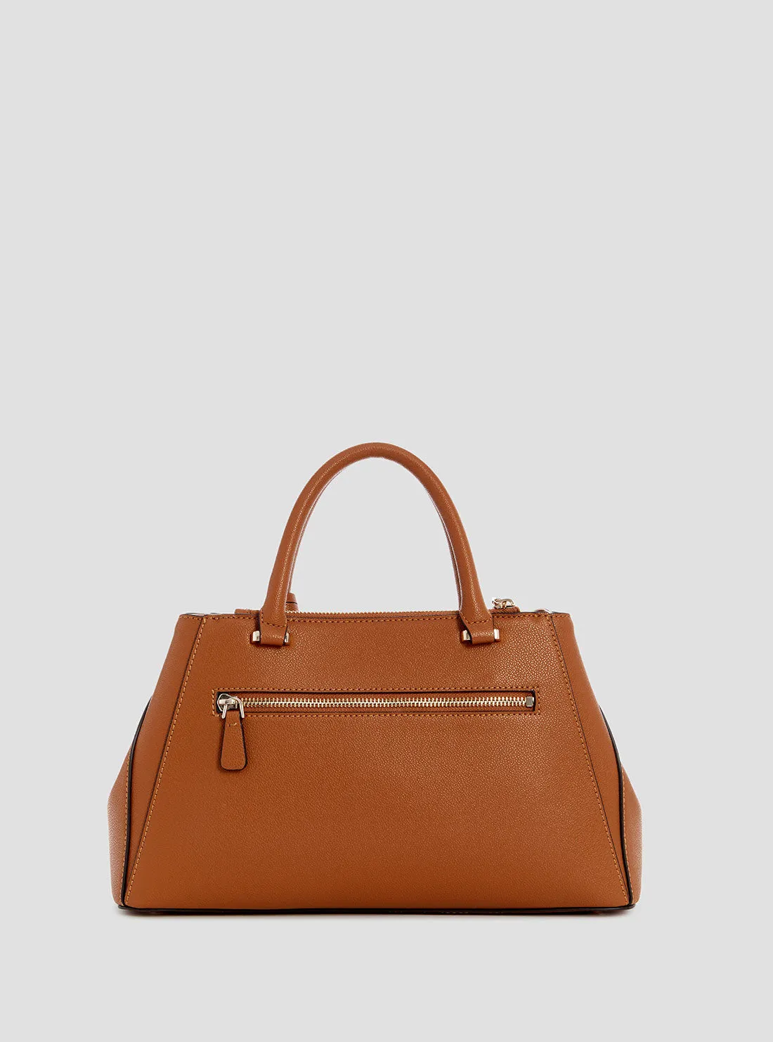 Brown Nastra Society Satchel Bag